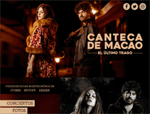 Tablet Screenshot of cantecademacao.net